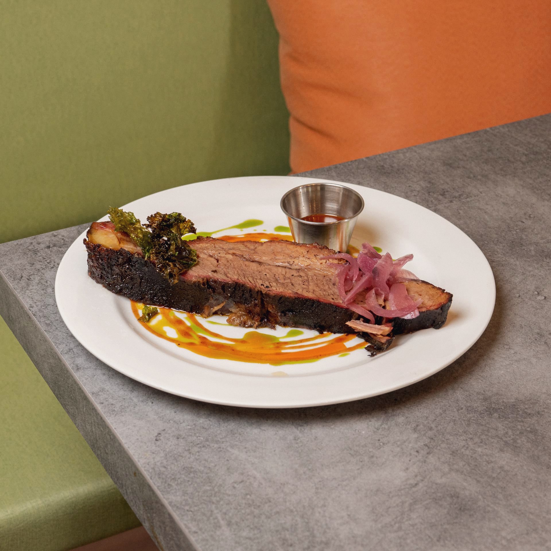 HICKORY SMOKED BRISKET at Fumiglia